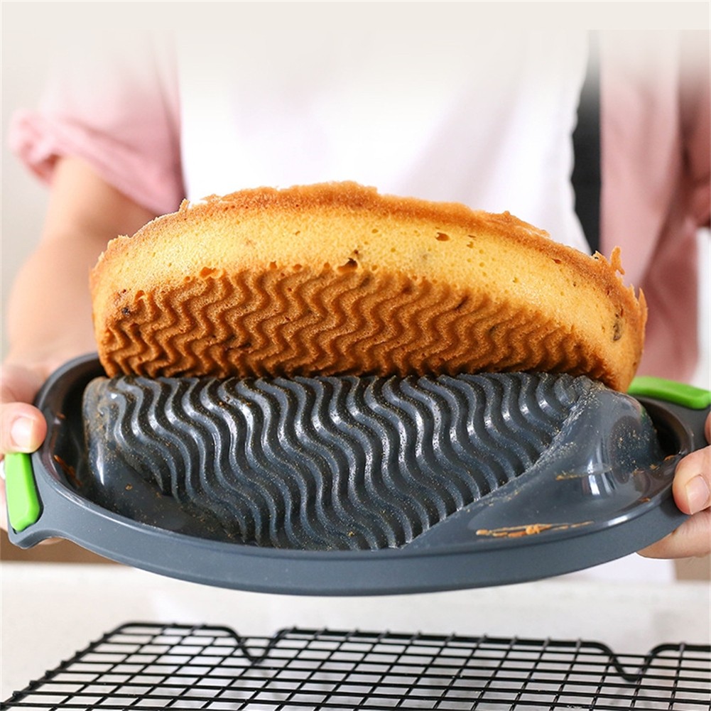 Bequeme Reinigung 10 Zoll Silikon Kuchenform leicht zu reinigen und zu pflegen - Bild 22 von 31