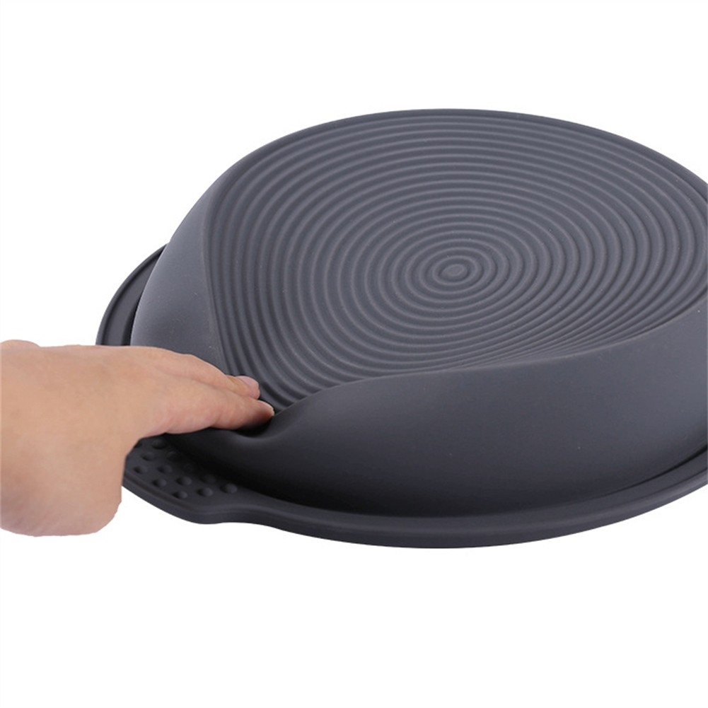 Bequeme Reinigung 10 Zoll Silikon Kuchenform leicht zu reinigen und zu pflegen - Bild 24 von 31