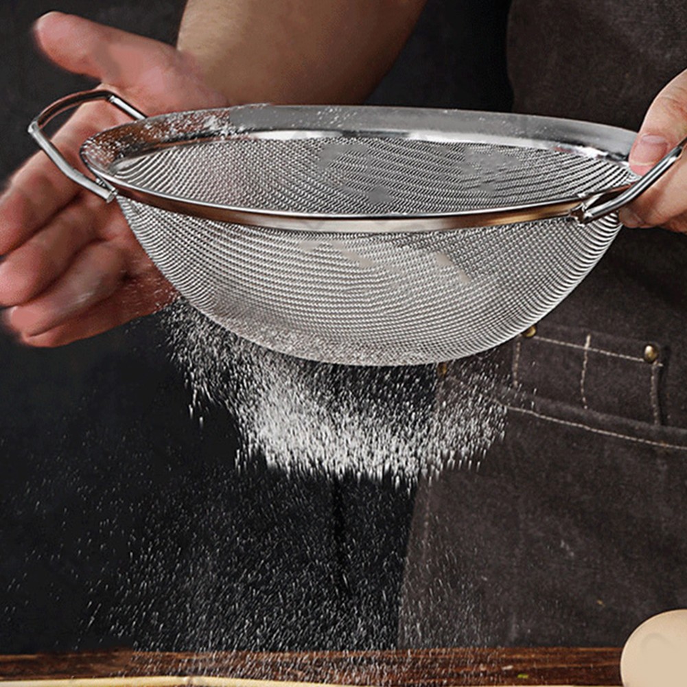 Panier de crépine robuste en maille fine en acier inoxydable filtre à double vente en gros p