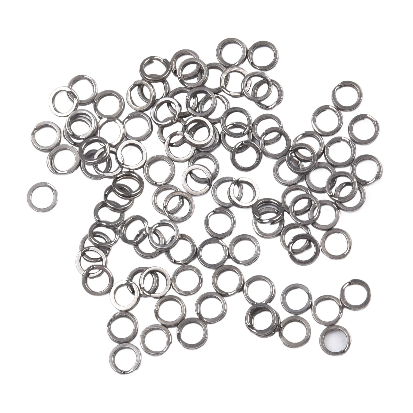 100x Stainless Steel Bait Ring Bait Hook Connector O-Ring Fishing Gear Accessory - Picture 48 of 71