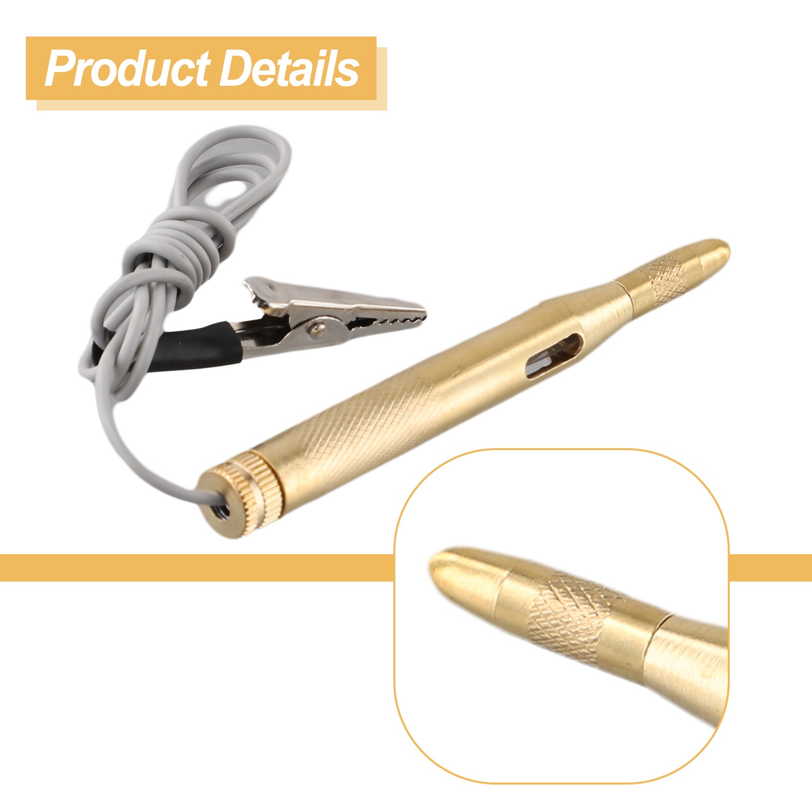 Portable Car Maintenance Voltage Test Pen with Stable Contact Performance