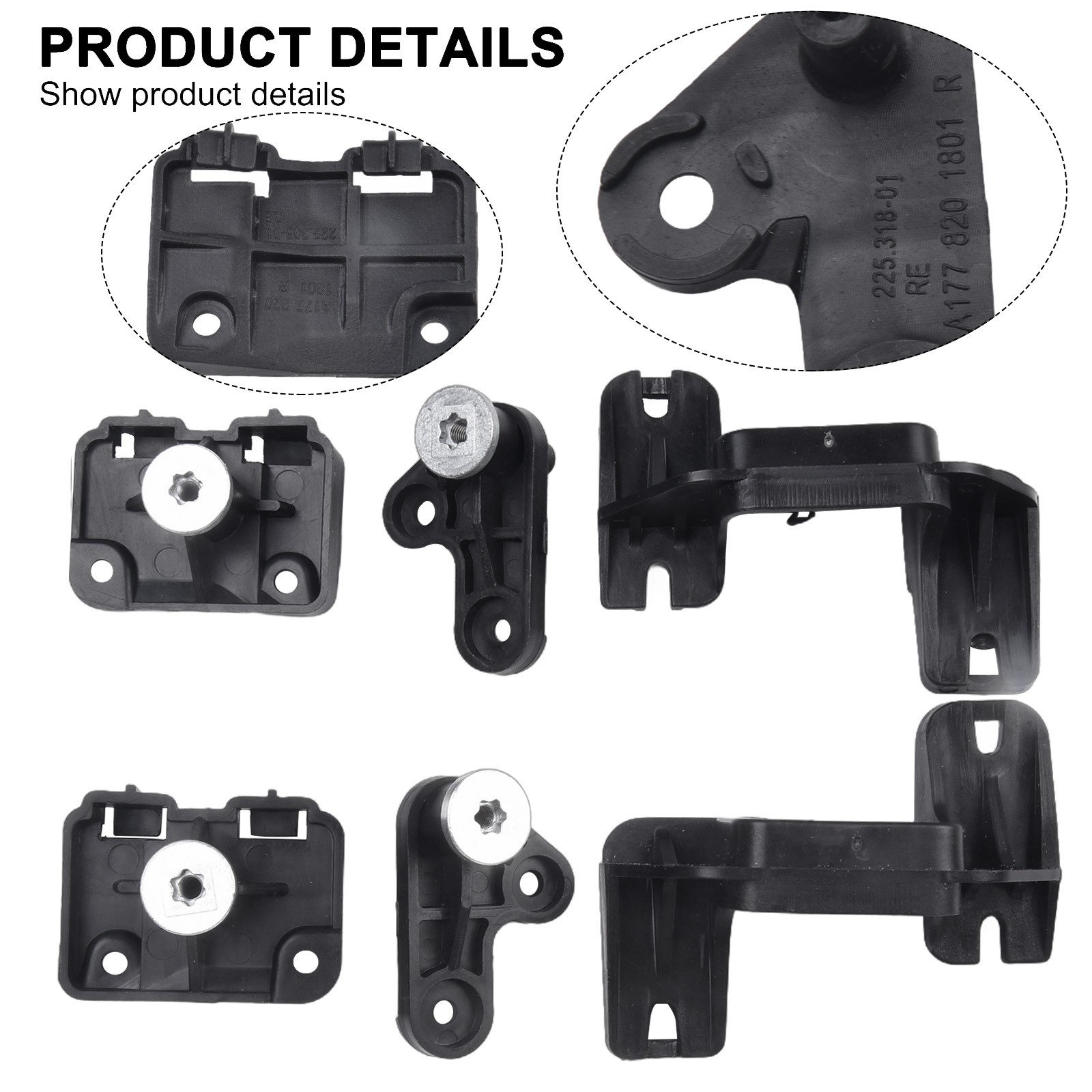 Right Side Headlight Repair Bracket Mount Kits A1778201801 For A CLA