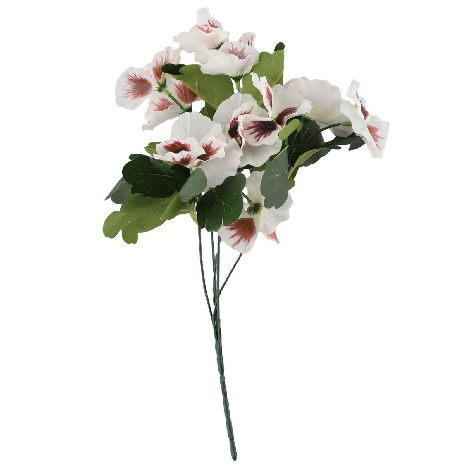 Gorgeous Pansy Artificial Flower Bouquet for Home Plant Decor 10 Heads 26cm - Picture 70 of 72