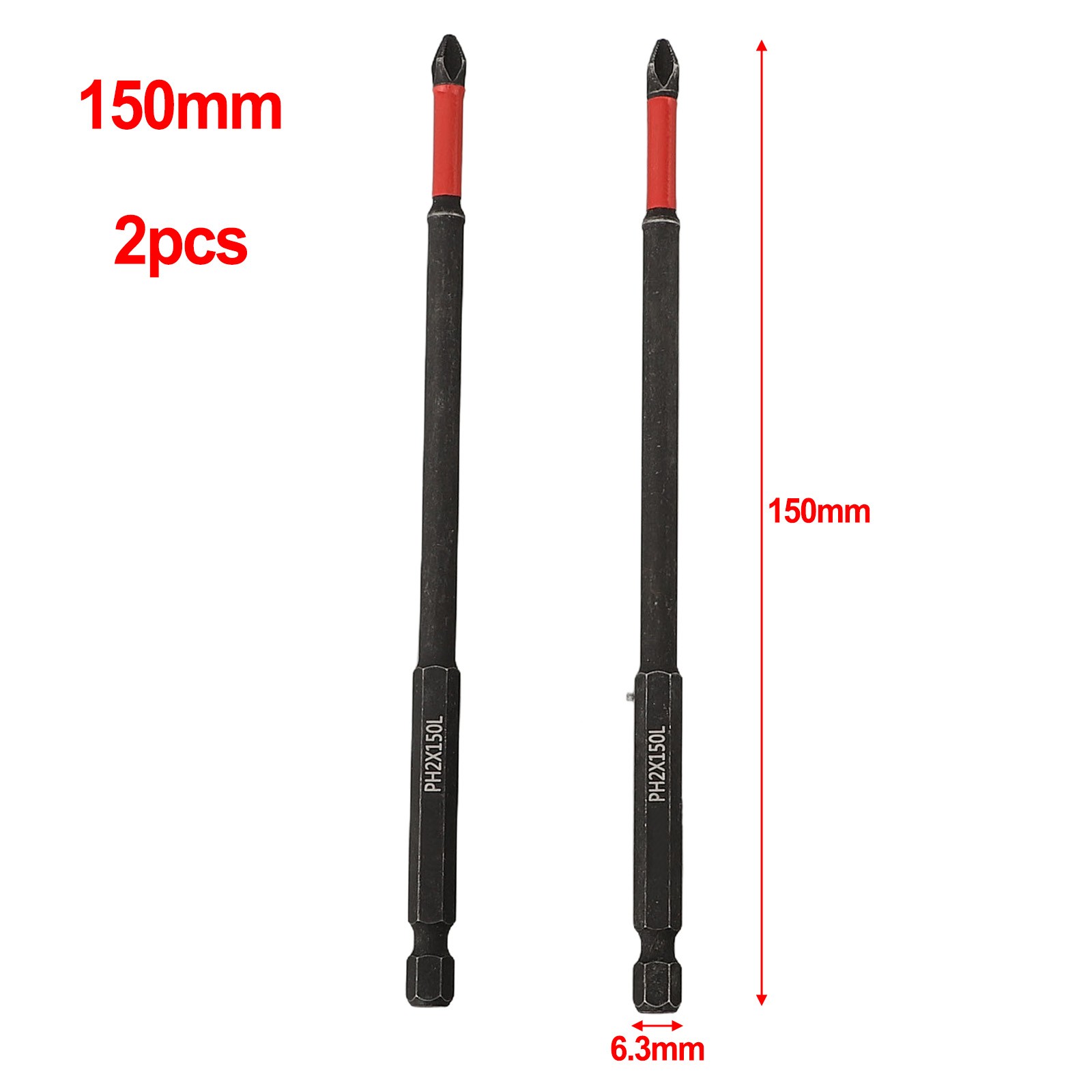 Set di punte per trapano avvitatore a croce PH2 antiruggine con punta magnetizza - Picture 31 of 45