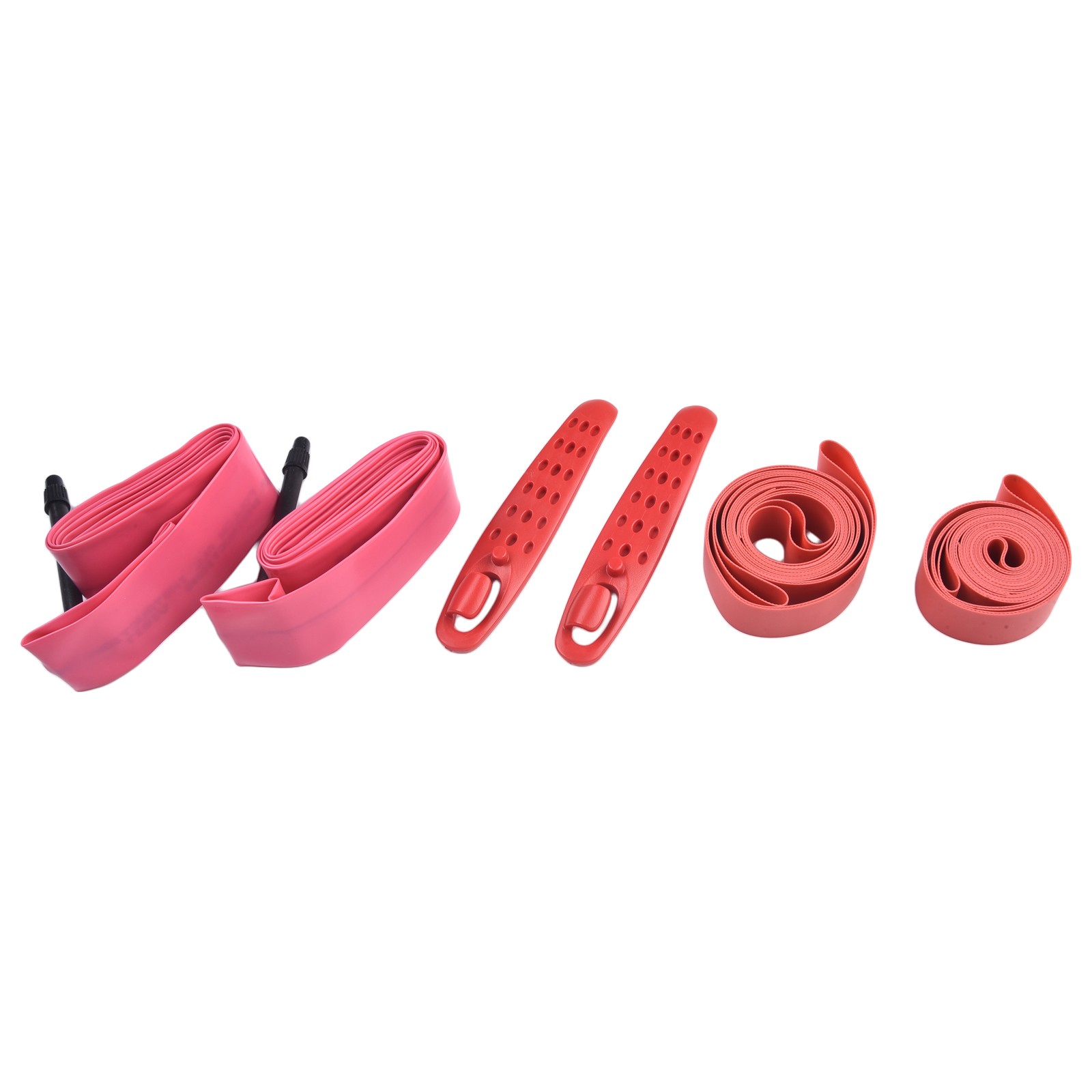 Inner Tube Set Tire Kit Pink Portable Replacement TPU Bike Bicycle Levers & Taps