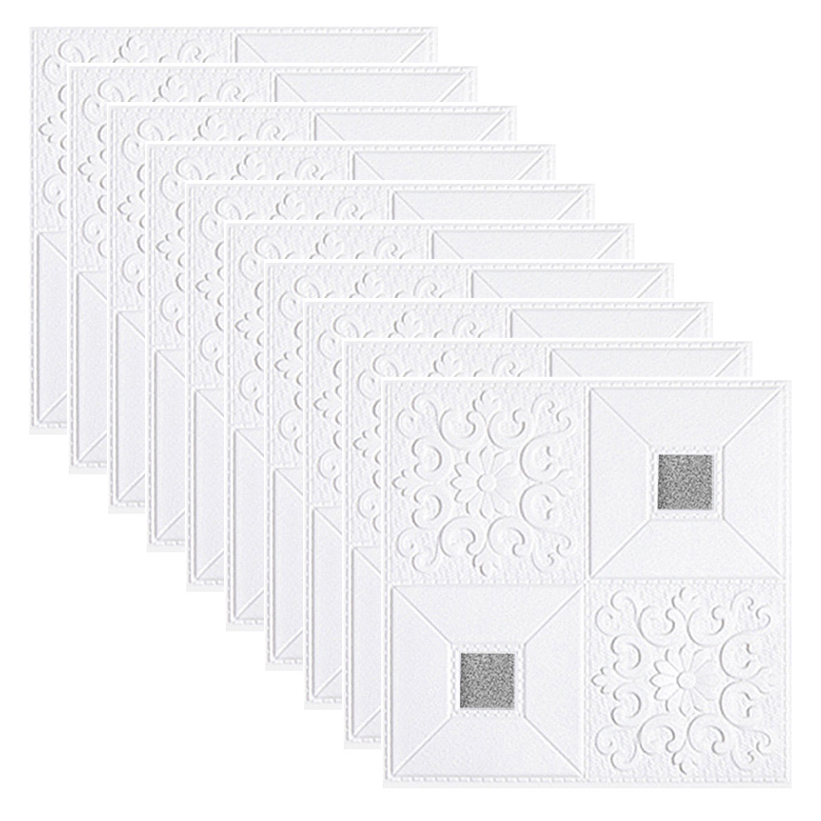 DIY Soft PE Foam Wall Panels Set of 10 Reduce Noise and Protect Your Family