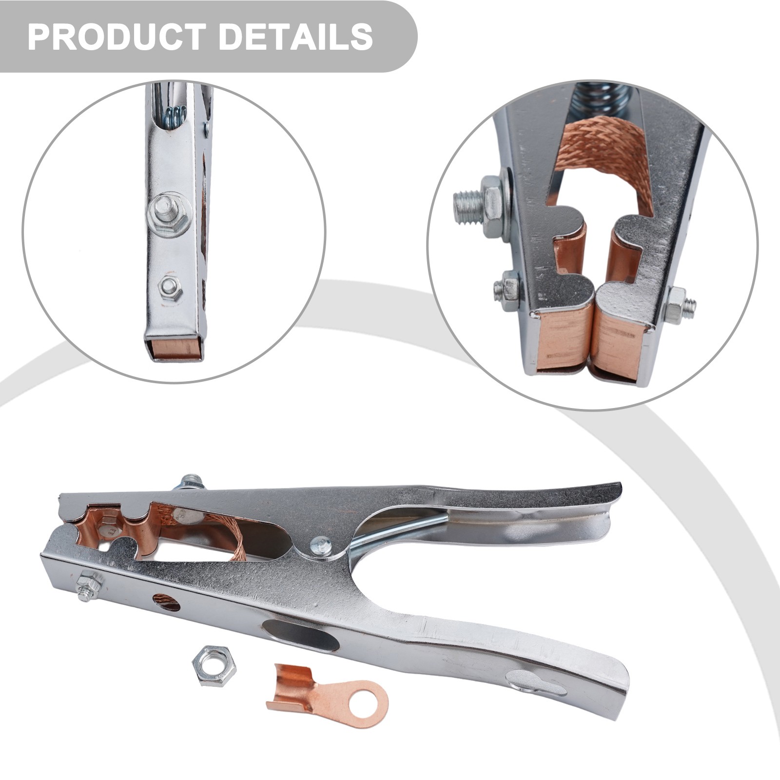 Enhanced Control Ergonomic Handle Welding Ground Clamp for Precise Welding