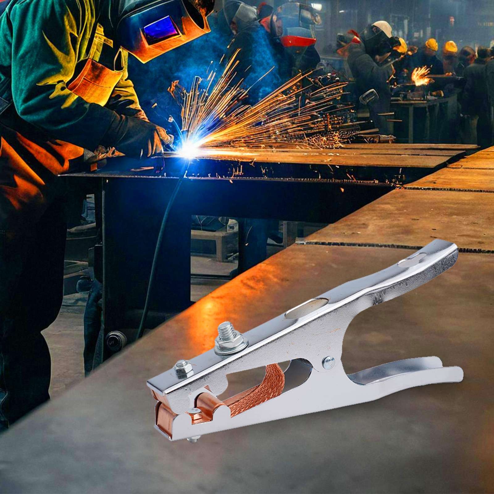Enhanced Control Ergonomic Handle Welding Ground Clamp for Precise Welding