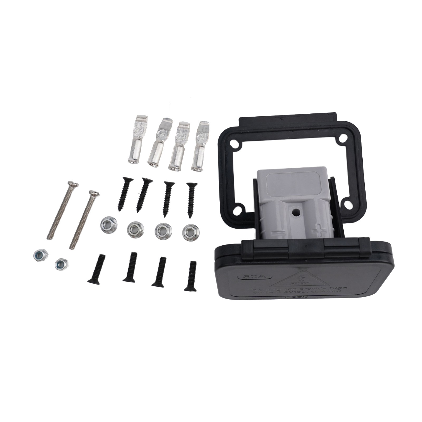 Reliable Power Transmission 50A Twin Dual Flush Mount for American Gauge Wire - Afbeelding 13 van 24