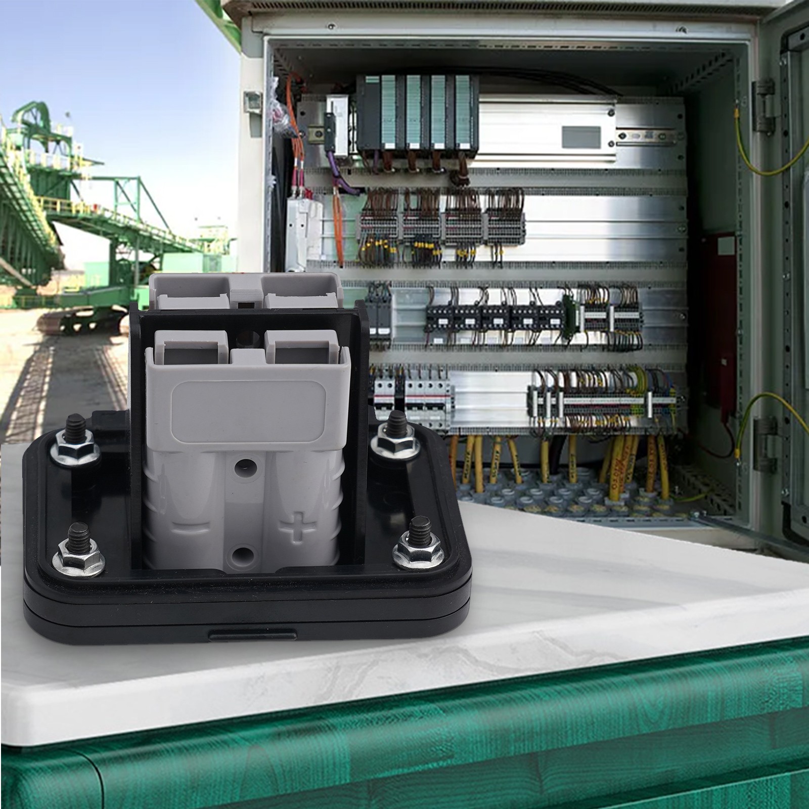 Reliable Power Transmission 50A Twin Dual Flush Mount for American Gauge Wire - Afbeelding 19 van 24