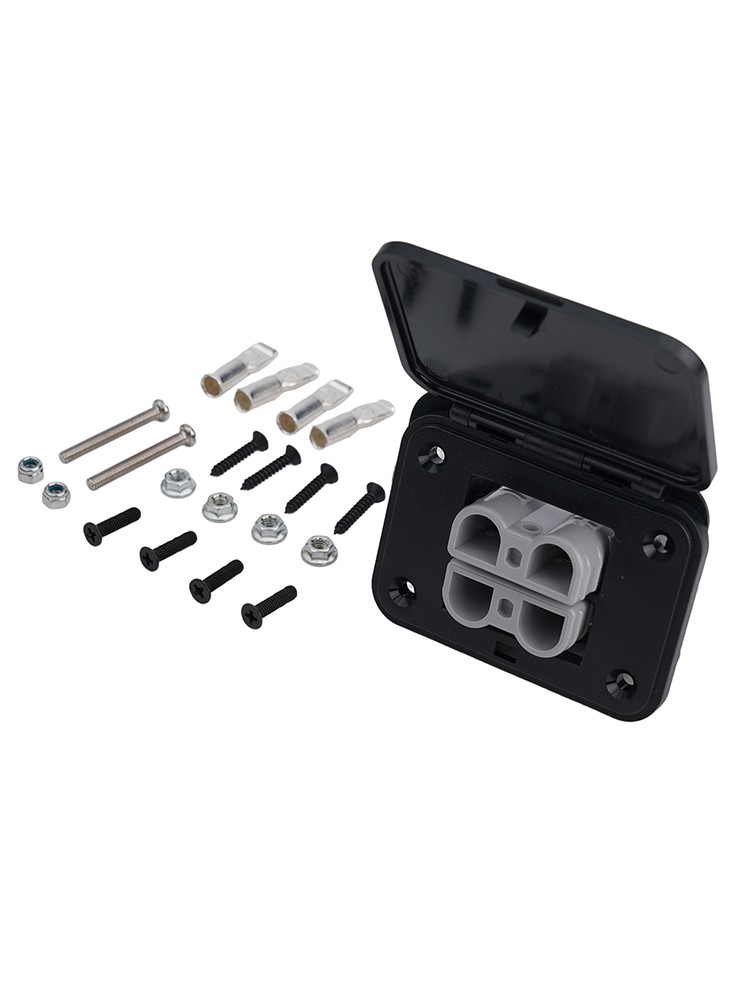 Reliable Power Transmission 50A Twin Dual Flush Mount for American Gauge Wire - Afbeelding 22 van 24