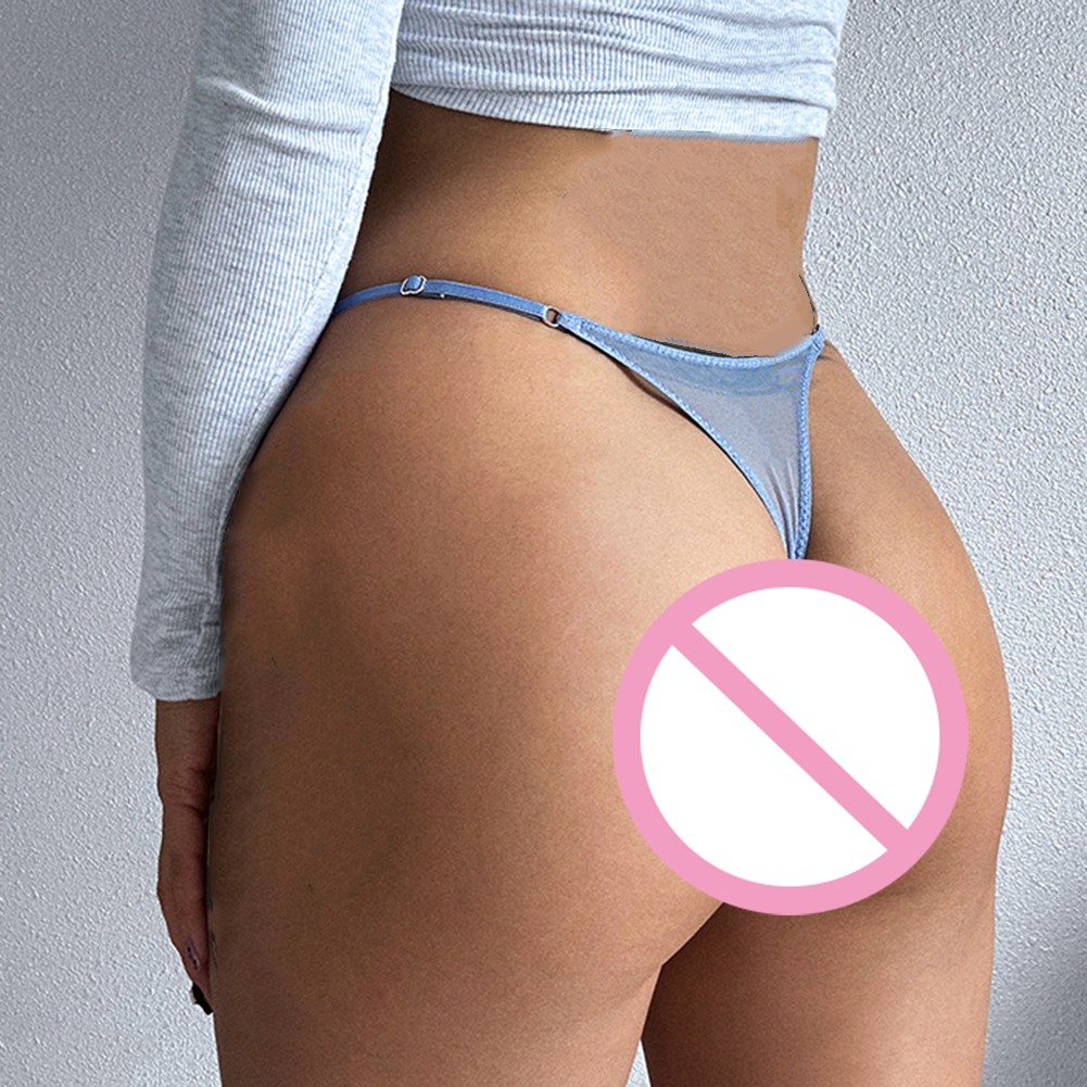 Low Waist Seamless G String Thong High Cut Panties T-Back Underwear Knicker - Picture 19 of 25