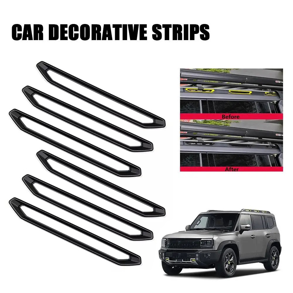 For Jetour for T2 Car Roof Iuggage Rack Strip Plate Cover Trim High Reliability - Picture 45 of 47