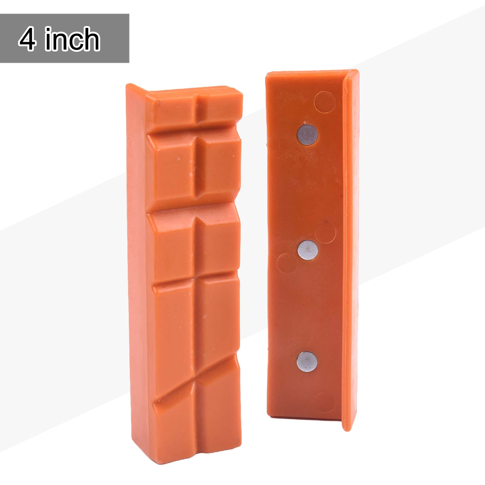 2 Stck. 4/5/6 Zoll magnetische weiche Pad Backen Gummi für Metall Schraubstock Bank Werkzeugmaschinen - Bild 43 von 56
