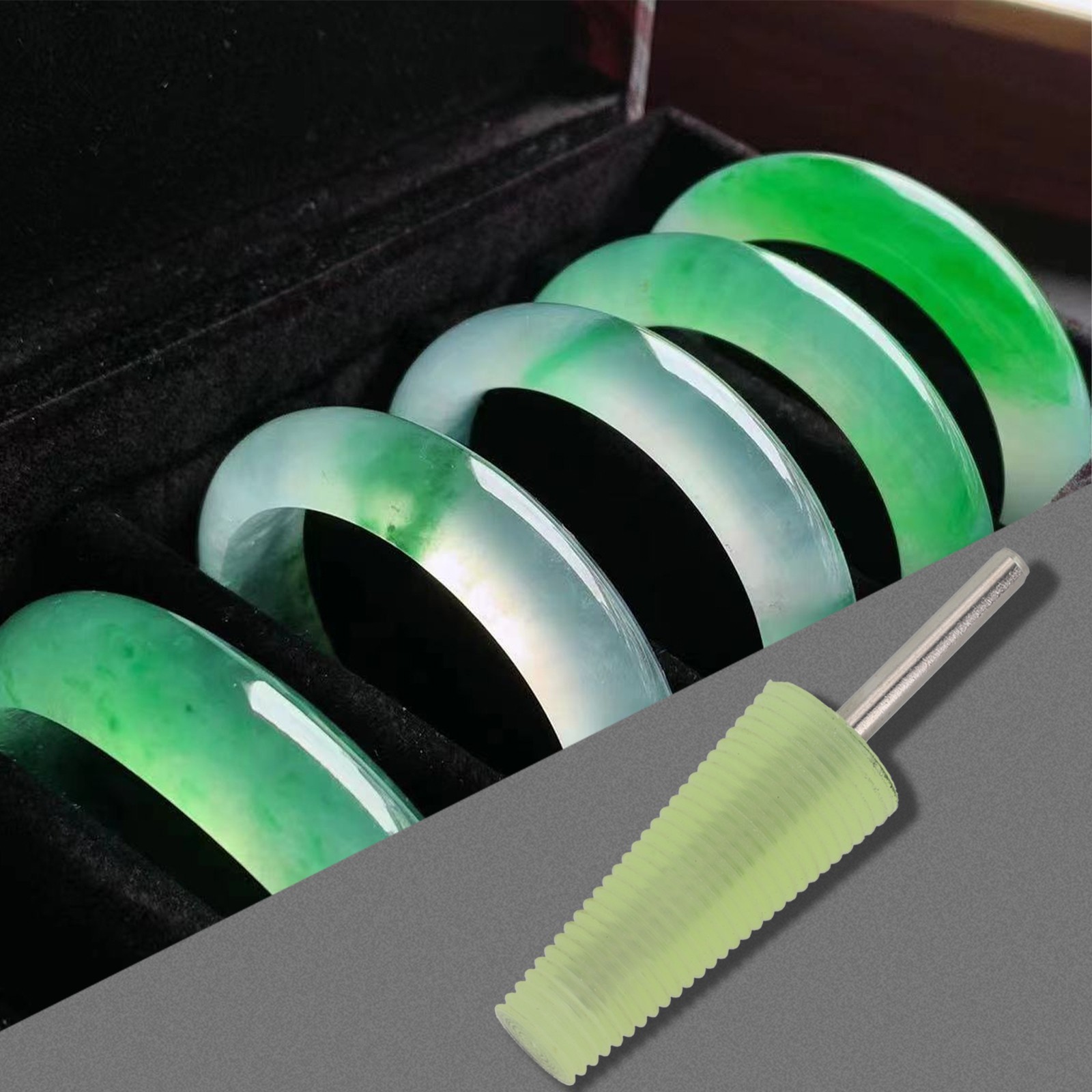 Jewelry Polishing Tool for Agate and Jade Rings Secure Fixing High efficiency