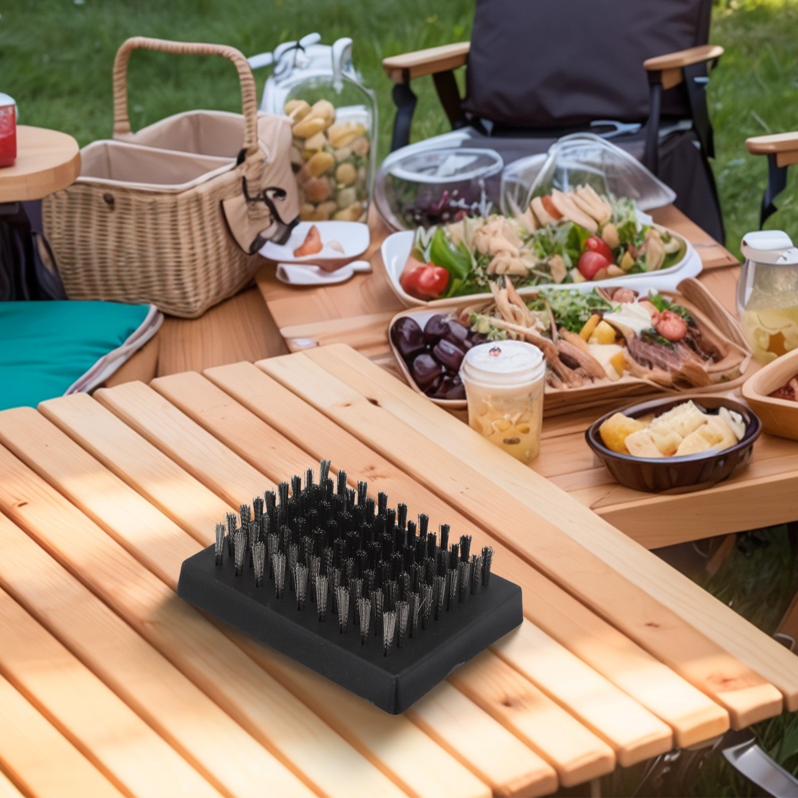 Ausstattung Ersatzköpfe BBQ Grill Reinigungsbürste Edelstahl Bequem Zu Bedienen - Bild 27 von 46