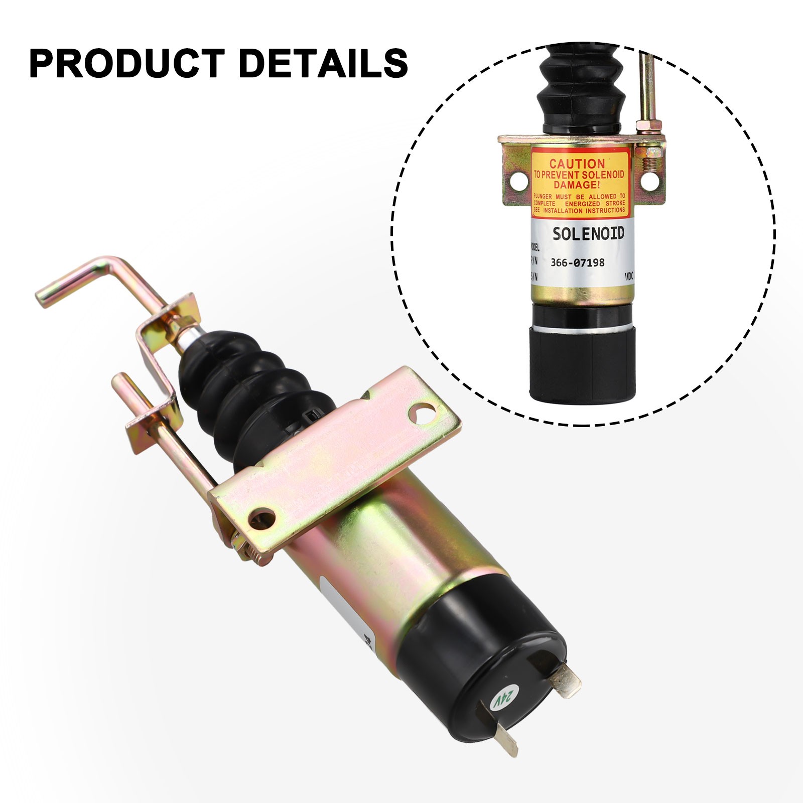 Easy Installation 12V/24V Fuel Shut Off Solenoid 36607197 For Diesel Engine - Picture 44 of 45
