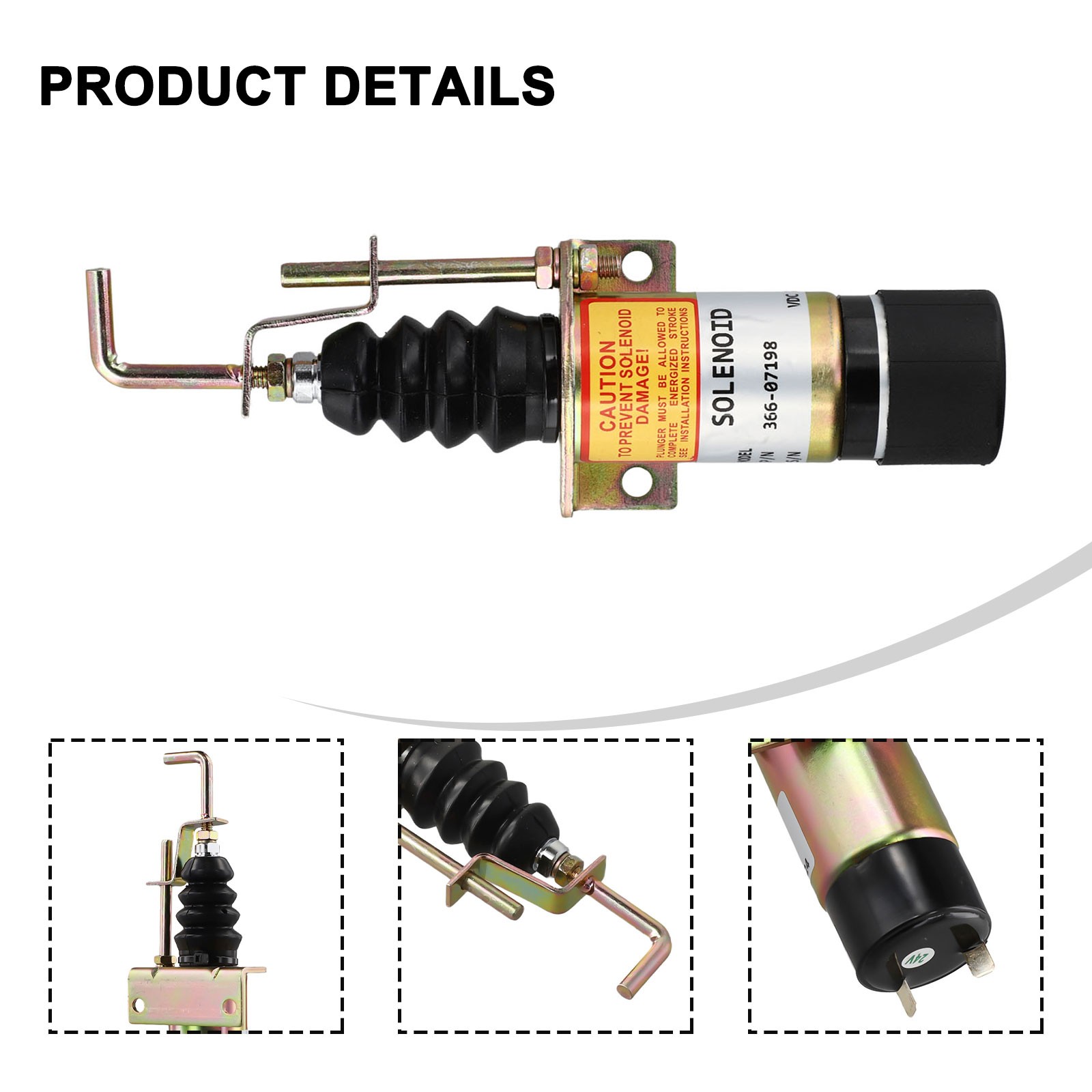 Easy Installation 12V/24V Fuel Shut Off Solenoid 36607197 For Diesel Engine - Picture 45 of 45