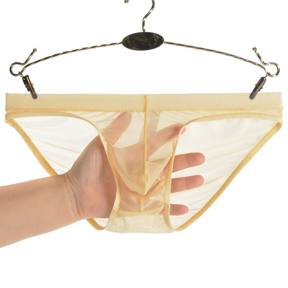 Hombres Sexy Calzoncillos Ropa Interior Transparente Bolsa de tiro bajo Bragas Malla Lencería Transpirable - Imagen 33 de 46