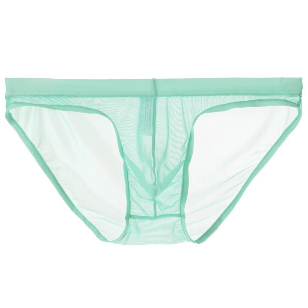 Hombres Sexy Calzoncillos Ropa Interior Transparente Bolsa de tiro bajo Bragas Malla Lencería Transpirable - Imagen 35 de 46