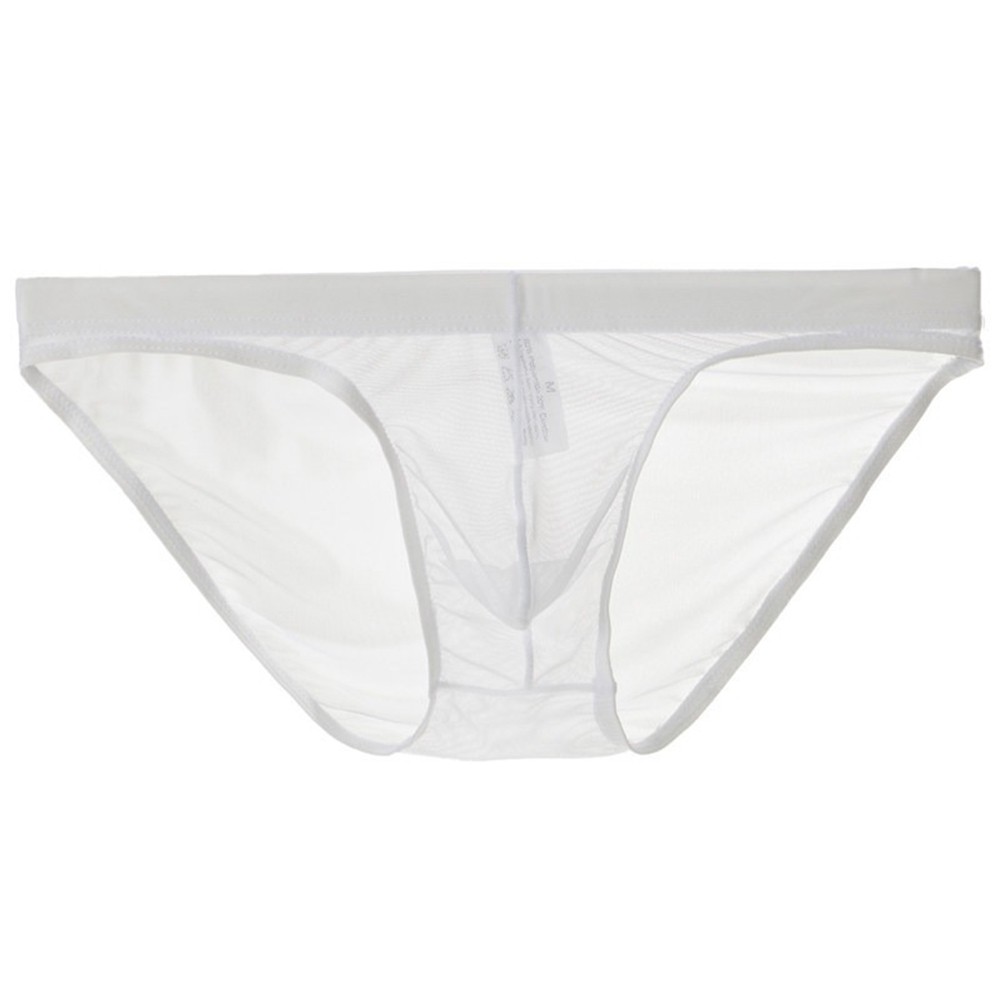 Hombres Sexy Calzoncillos Ropa Interior Transparente Bolsa de tiro bajo Bragas Malla Lencería Transpirable - Imagen 26 de 46