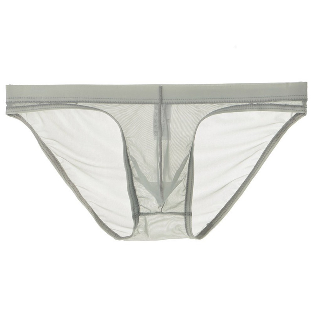 Hombres Sexy Calzoncillos Ropa Interior Transparente Bolsa de tiro bajo Bragas Malla Lencería Transpirable - Imagen 42 de 46