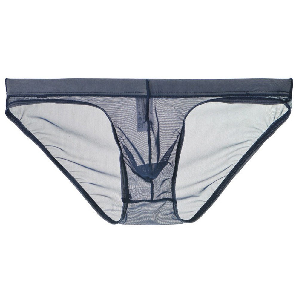 Hombres Sexy Calzoncillos Ropa Interior Transparente Bolsa de tiro bajo Bragas Malla Lencería Transpirable - Imagen 46 de 46