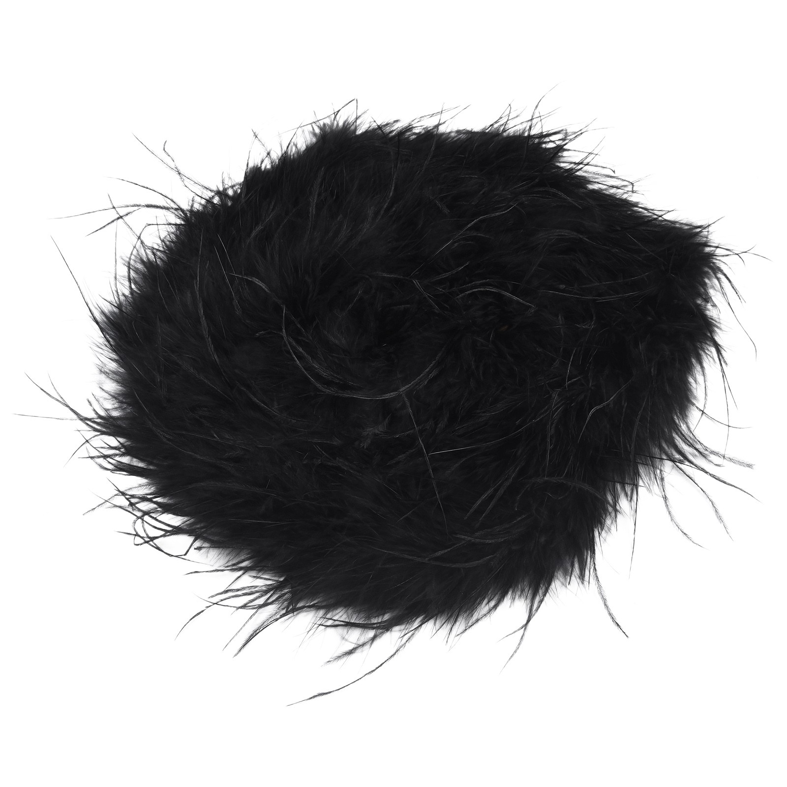 Eye Catching Ostrich Feather Trim for Dress Shirts and Crafts 2M Length - Picture 30 of 42