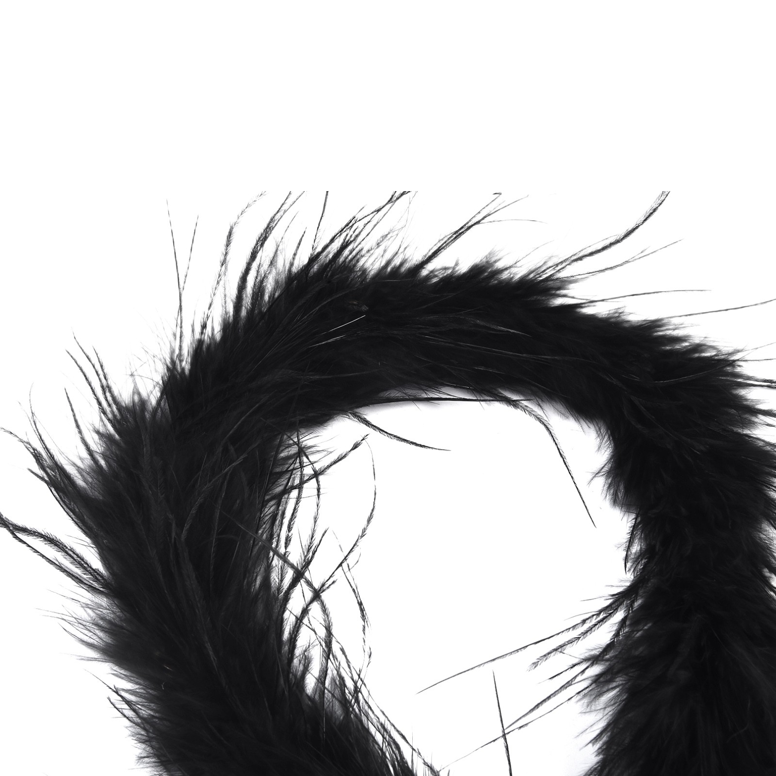 Eye Catching Ostrich Feather Trim for Dress Shirts and Crafts 2M Length - Picture 37 of 42