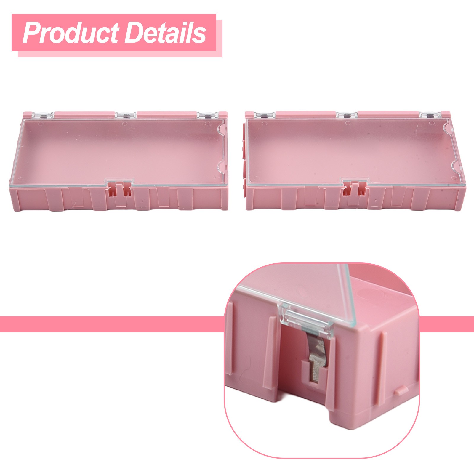 Contenitore Efficiente per Componenti Elettronici IC e Strumenti Gioielli 2pz - Foto 28 di 39