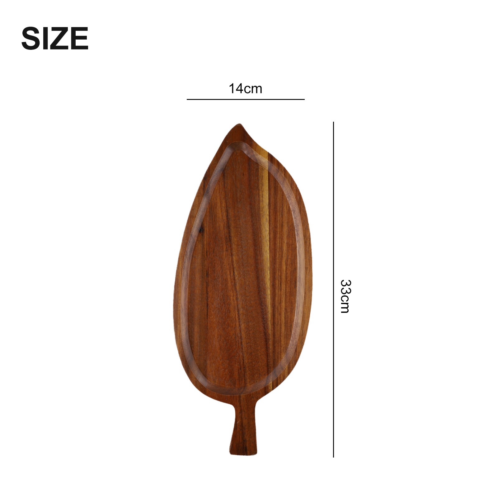 Japanese Style Wooden Leaf Shaped Tray for Elegant Afternoon Tea or Snacks - Picture 26 of 40