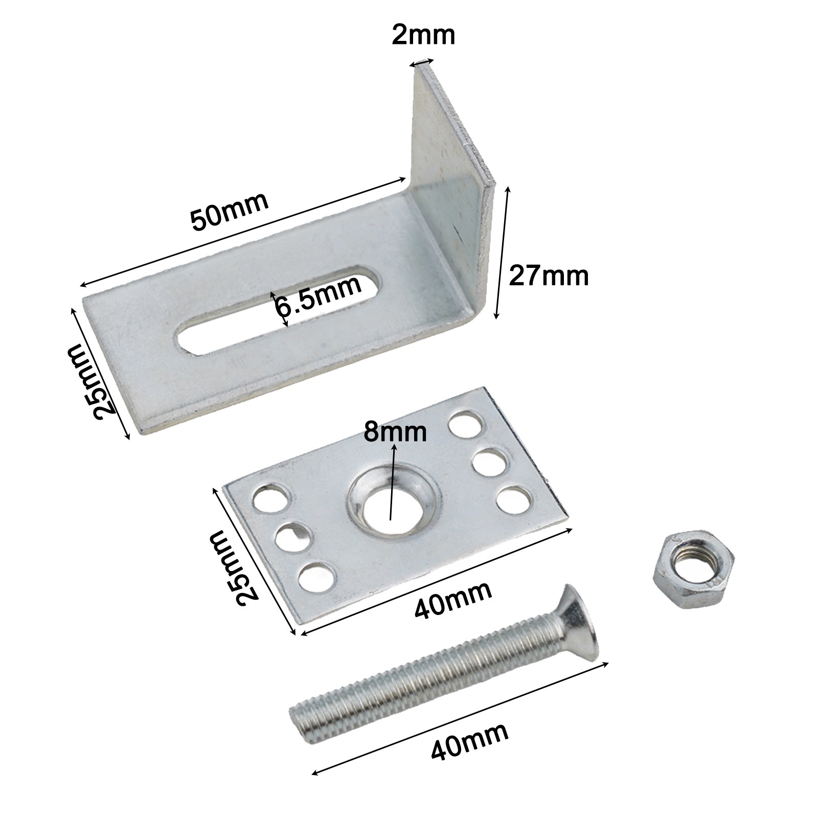 Easy Installation Sink Fixing Fitting Kit for Undermount Stainless Steel Sinks