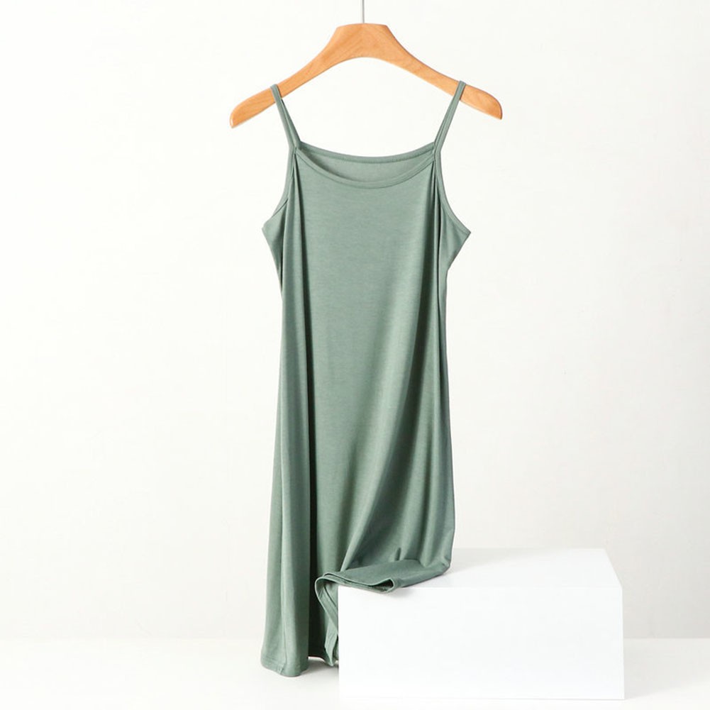 Long Dress Spring Summer Nightdress Casual Nightgown High Stretch Modal - Picture 13 of 15