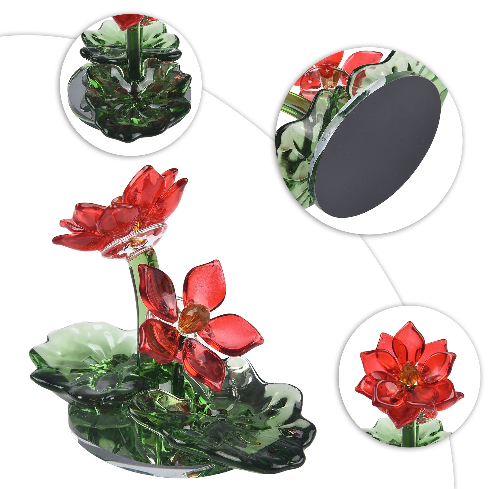 D??corations d??licates lotus cristal avec design rosette pour un look sophistiq - Bild 23 von 34