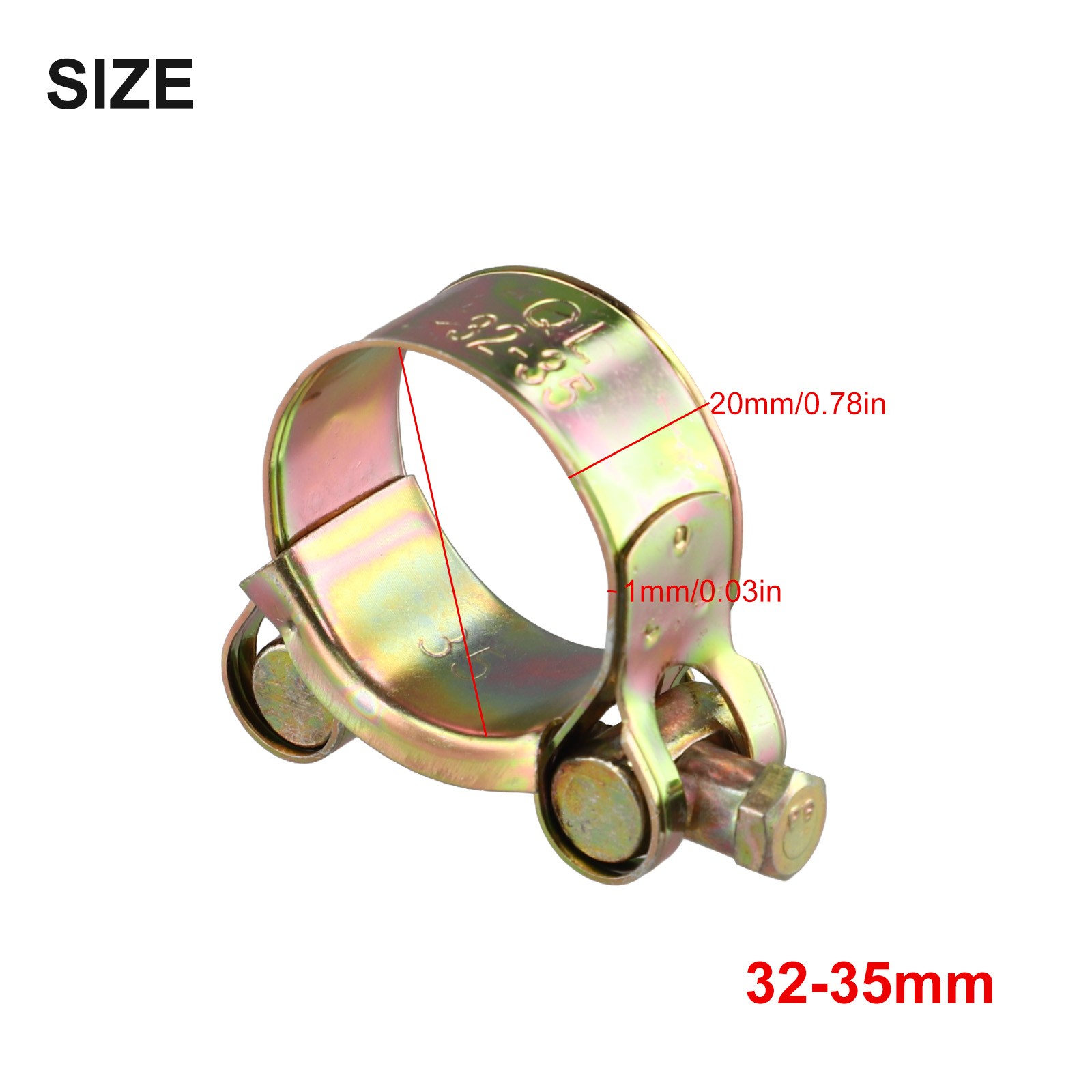 Heavy Duty Exhaust Welding Hardware Carbon Steel Bolt Pipe Clip Hose Clamps - Picture 31 of 72
