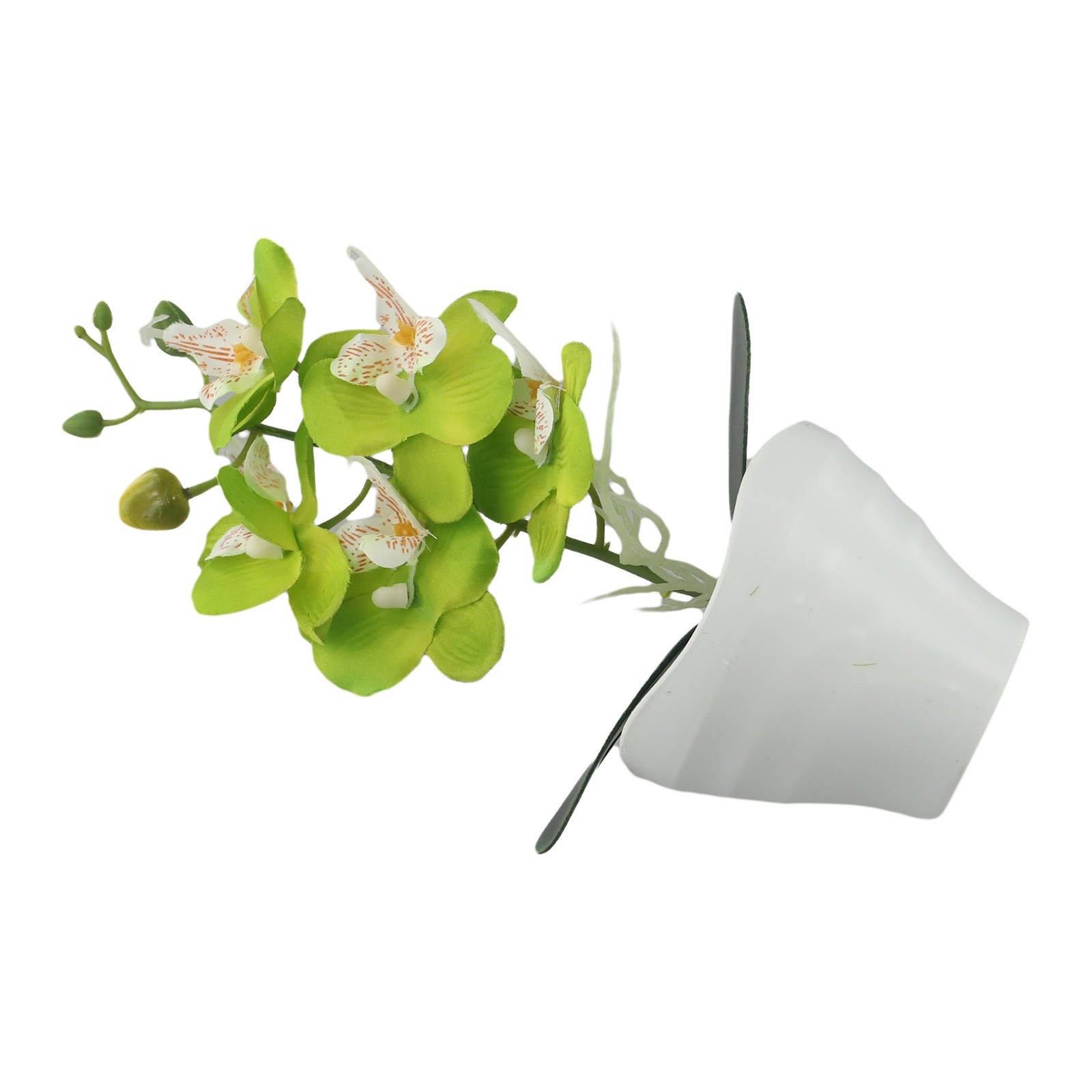 Potted Plant Exquisite Finish Five Heads Artificial Flowers Brand New - Picture 30 of 41