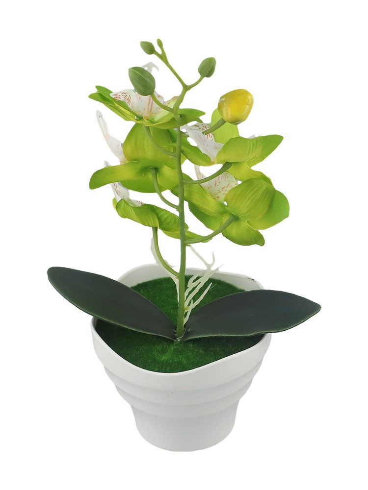 Potted Plant Exquisite Finish Five Heads Artificial Flowers Brand New - Picture 31 of 41