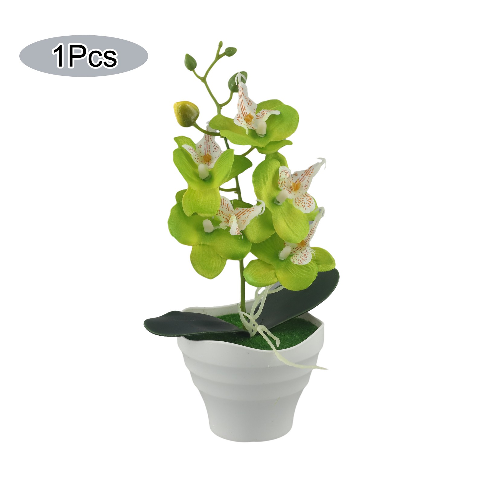 Potted Plant Exquisite Finish Five Heads Artificial Flowers Brand New - Picture 24 of 41