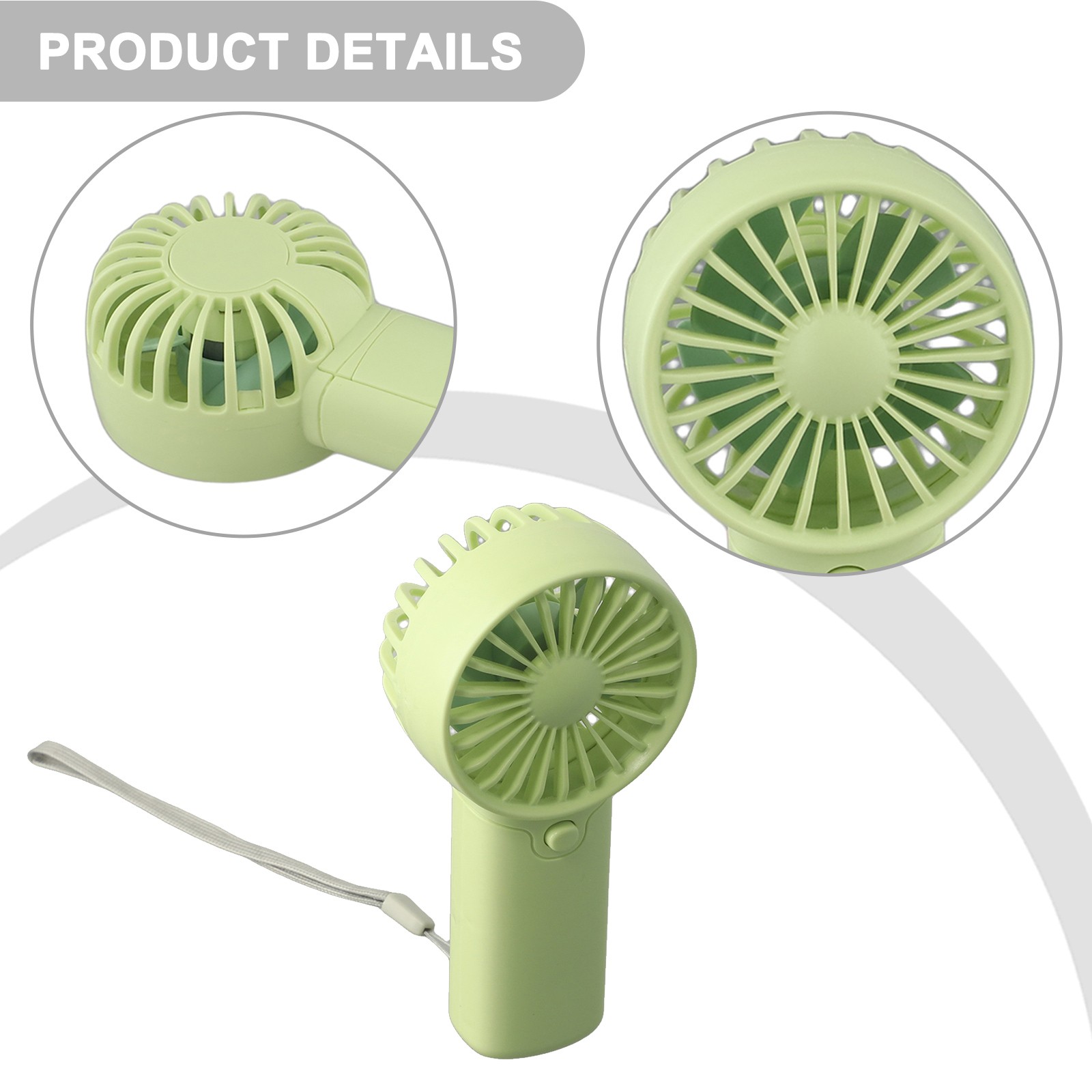 Compact Lightweight Pocket Fan with Adjustable Angle Portable Cooling Gadget - Picture 33 of 42