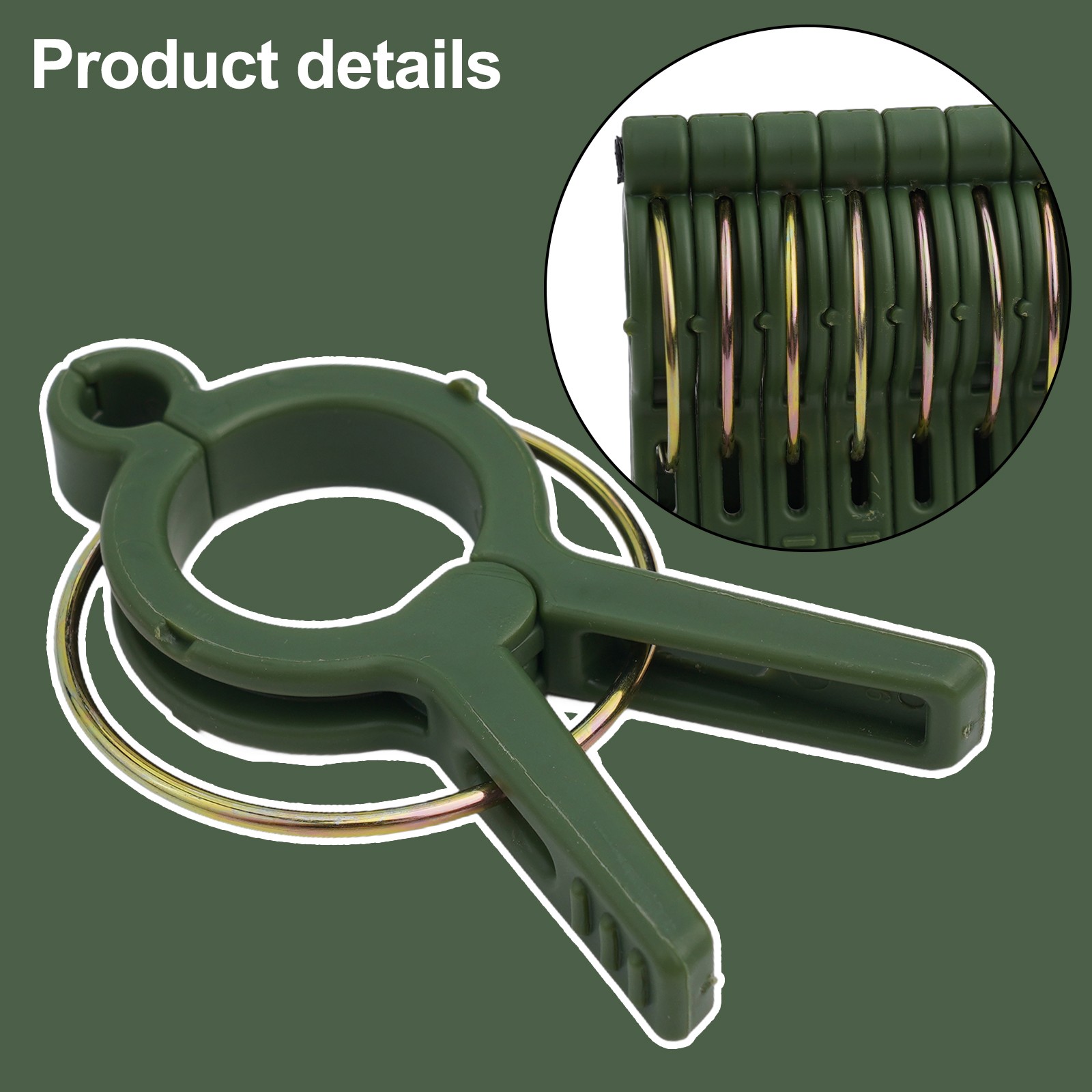 Clips en ligne de plante fixes sécurisés adaptés au soutien et à la sécurisation des