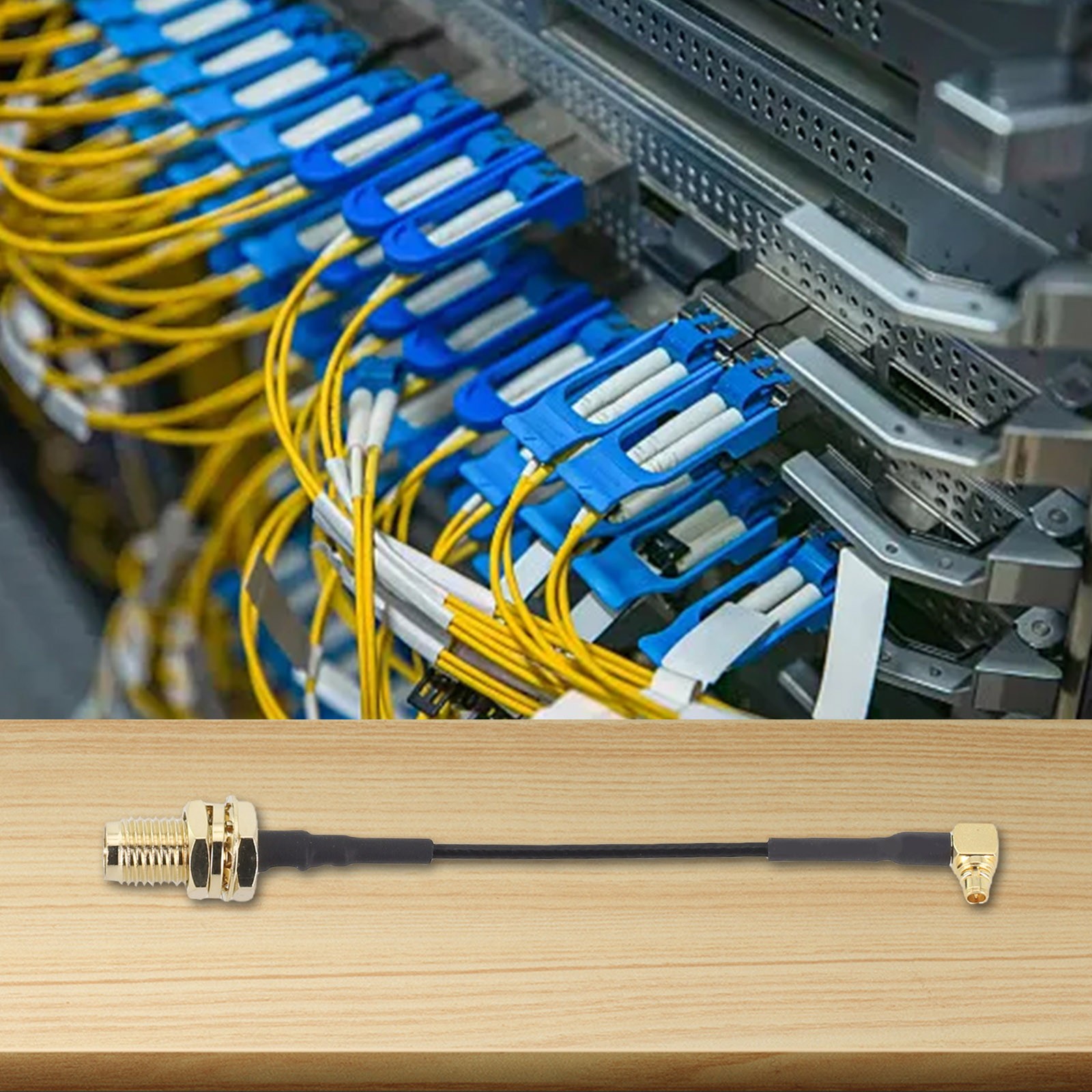 Flight Control Module Antenna Cable with Silver Plated Inner Conductor