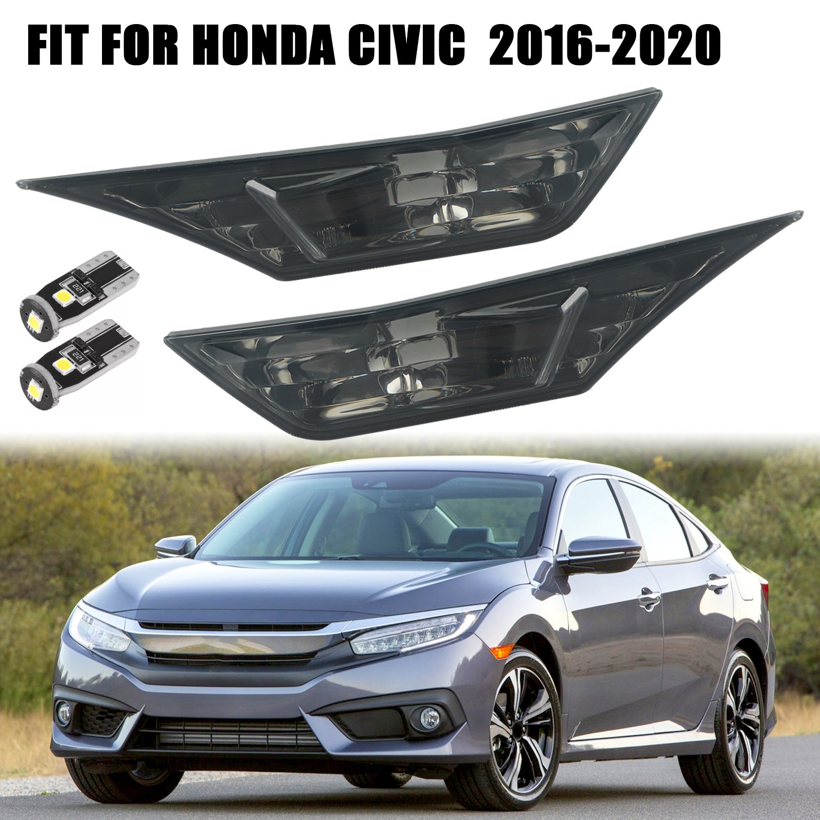 Side Marker Light Side Marker Light For Civic 2016-2021 Brand New - Picture 9 of 12