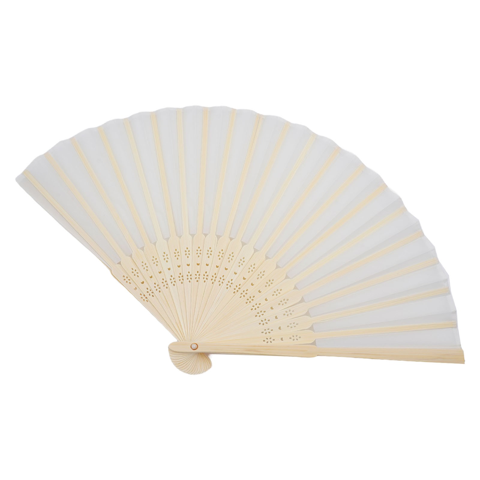 Striking Red Chinese Style Silk Small Fan Wood and Soft Silk Fabric Portable - Picture 41 of 64