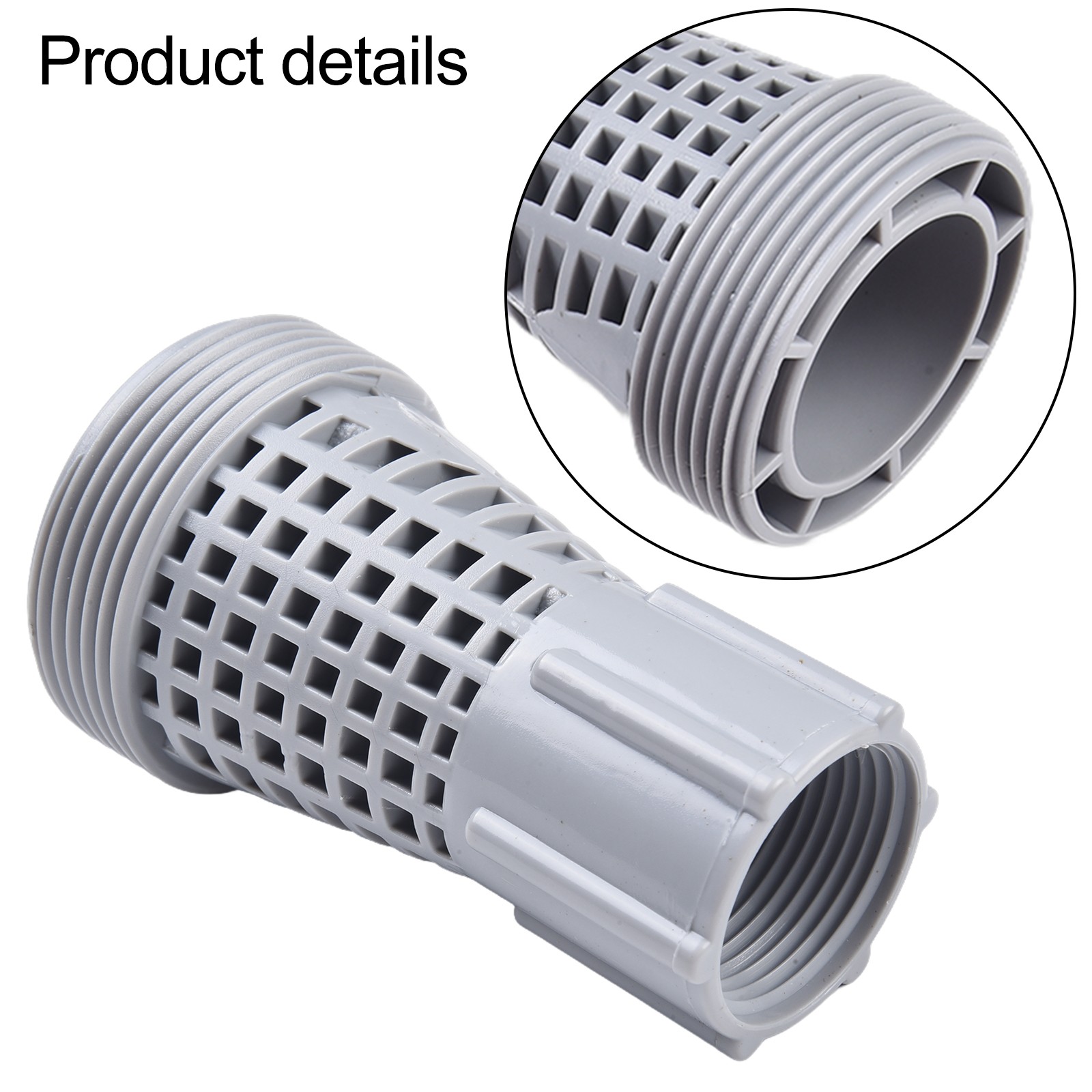 Sandpumpenadapter Effizient Schwimmbadfilterpumpe Leichte Helligkeit Adapter - Bild 11 von 15