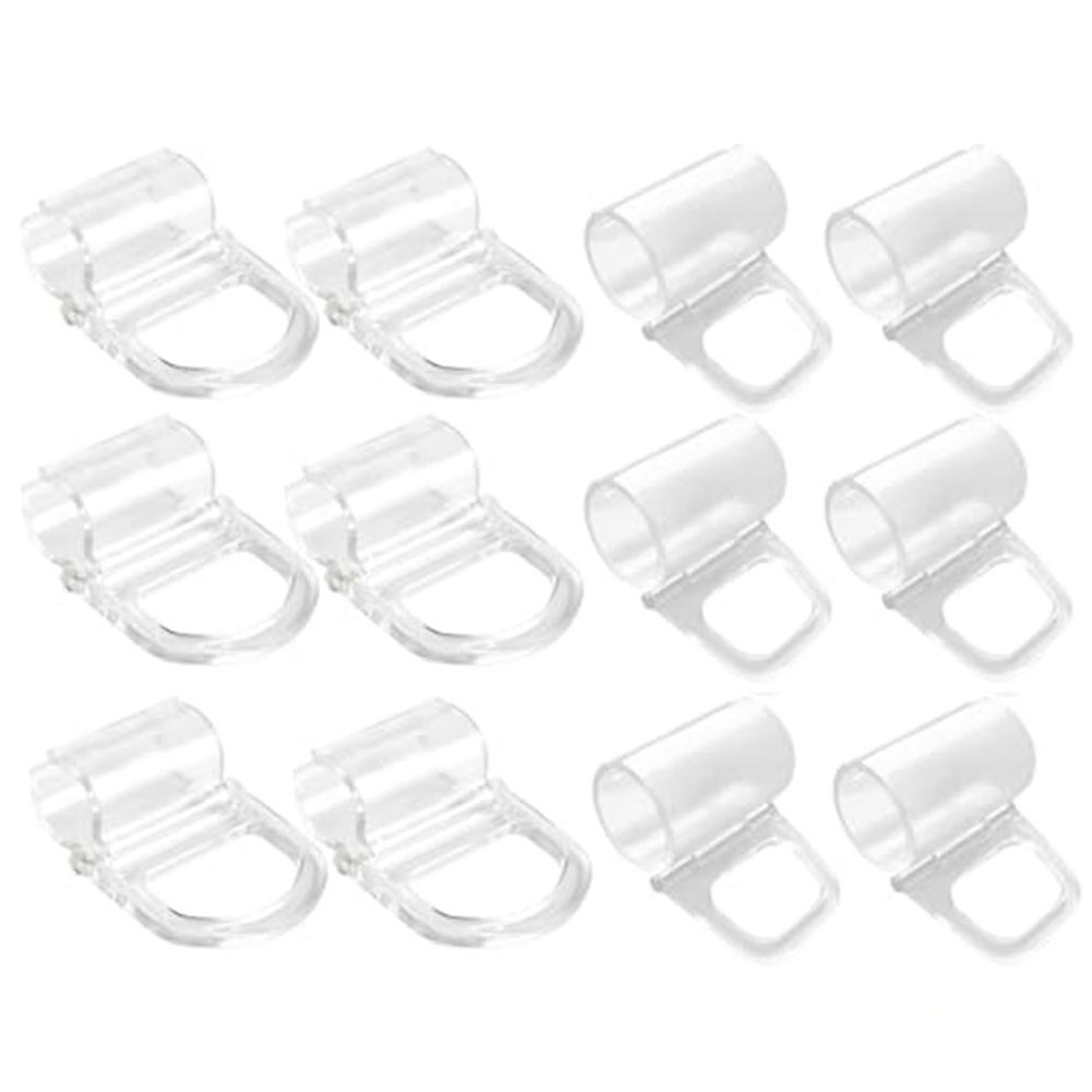 Practical And Versatile Transparent Window Shades Clamps Easy Installation - Afbeelding 8 van 12
