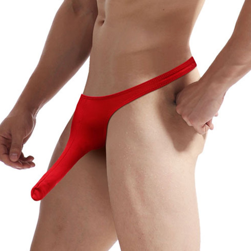 Stylish Mesh Long Elephant Nose Gstring Briefs Thong Underwear Panties - Picture 37 of 66