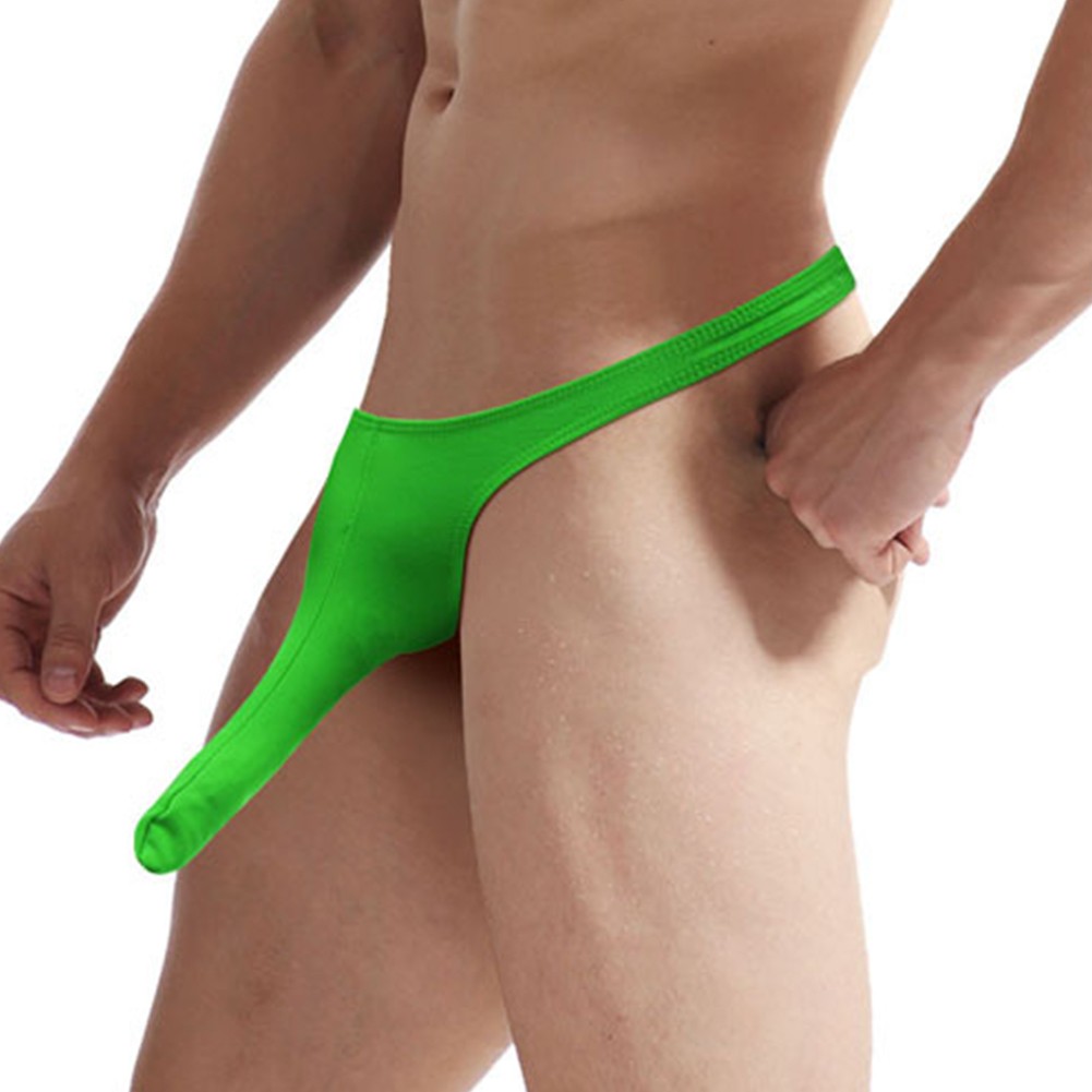 Stylish Mesh Long Elephant Nose Gstring Briefs Thong Underwear Panties - Picture 45 of 66