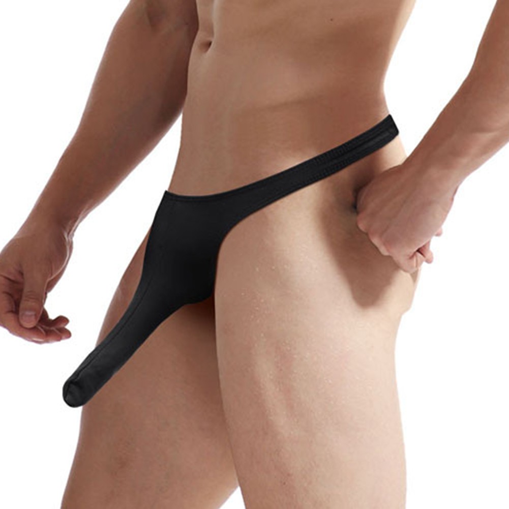 Stylish Mesh Long Elephant Nose Gstring Briefs Thong Underwear Panties - Picture 52 of 66