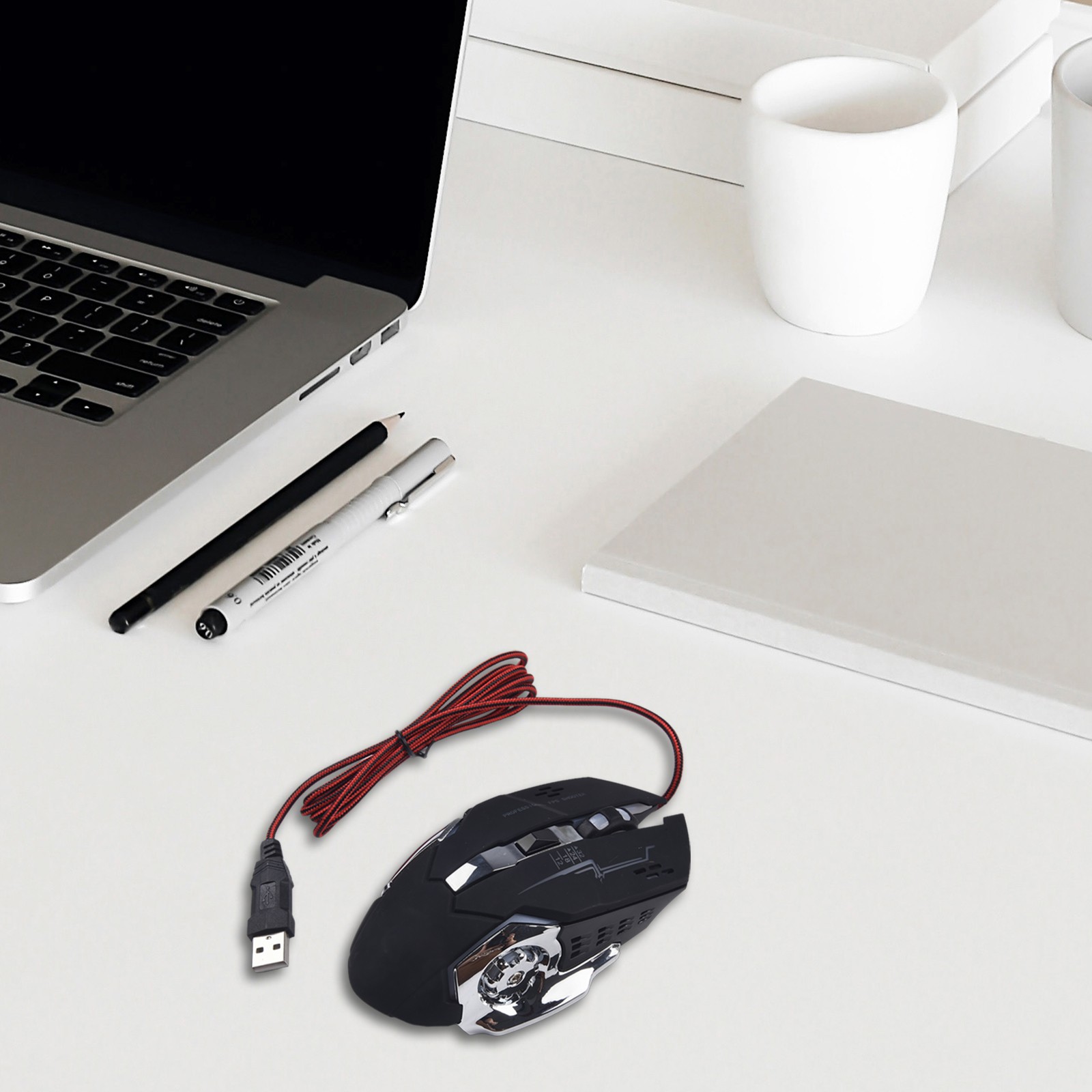 RGB Lighting Wired Gaming Mouse with Ergonomic Design for Enhanced Comfort - Picture 14 of 24