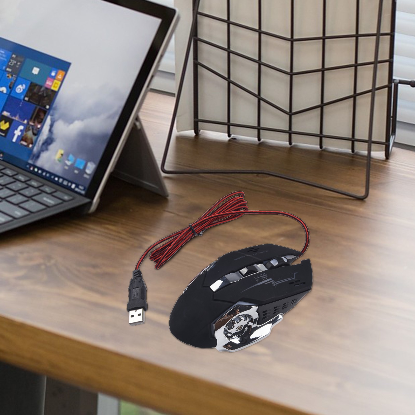 RGB Lighting Wired Gaming Mouse with Ergonomic Design for Enhanced Comfort - Picture 15 of 24